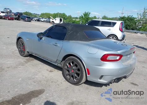 2018 Fiat 124 Spider Abarth из США, поврежденный, VIN JC1NFAEK3J0134066